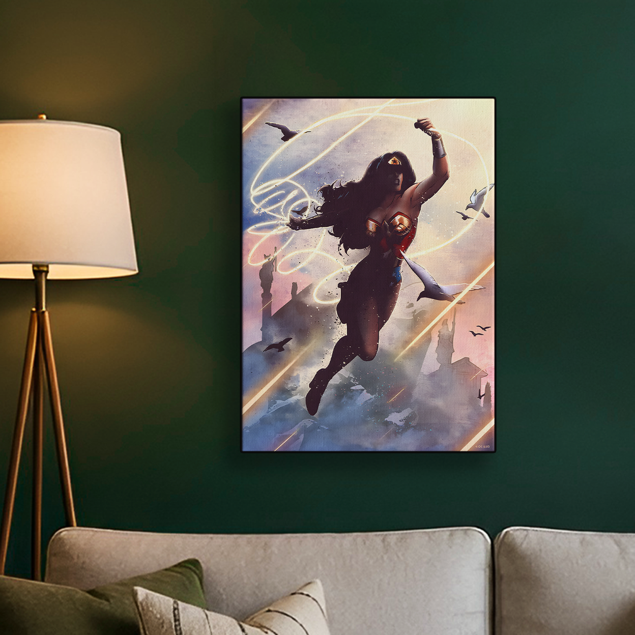 Dark Wonder Woman Comic Poster
