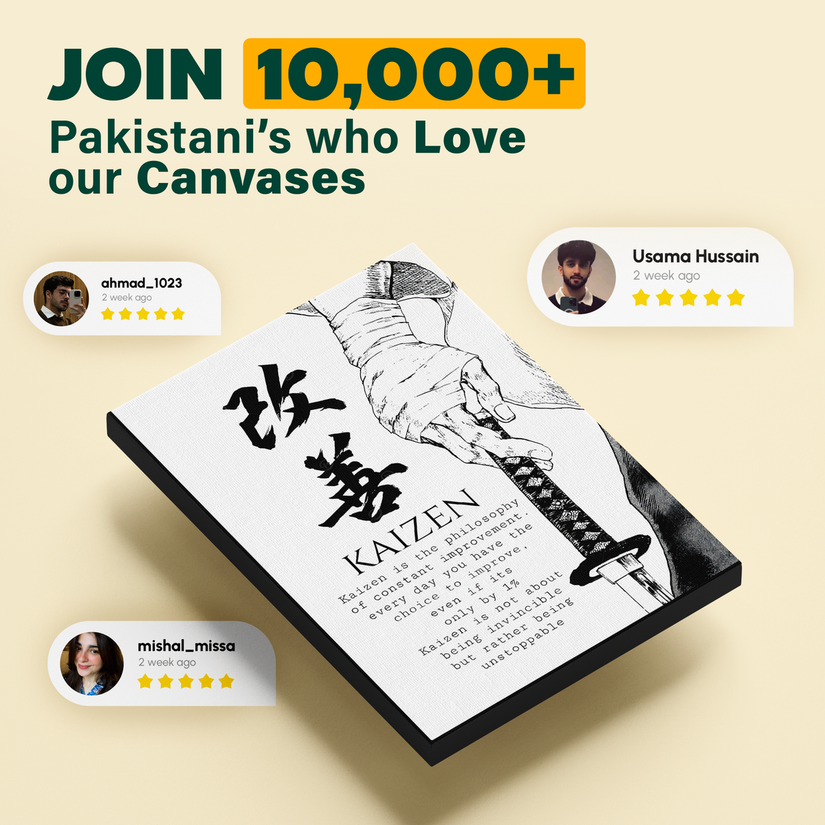 Kaizen Text Poster