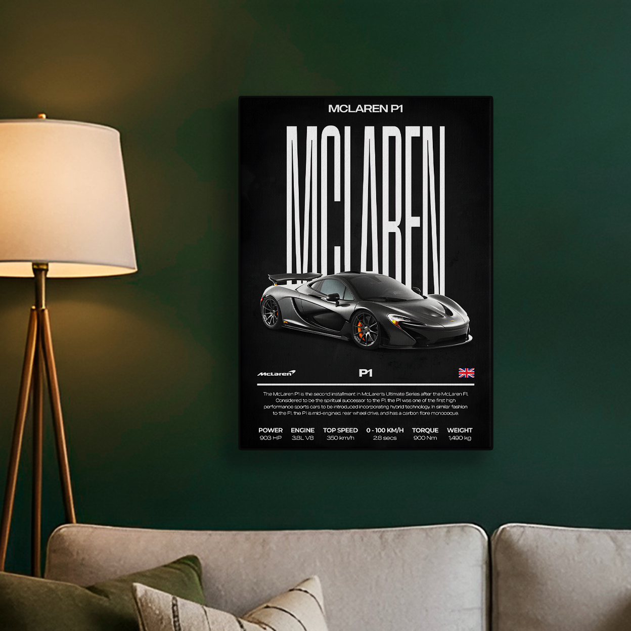 McLaren P1 Poster