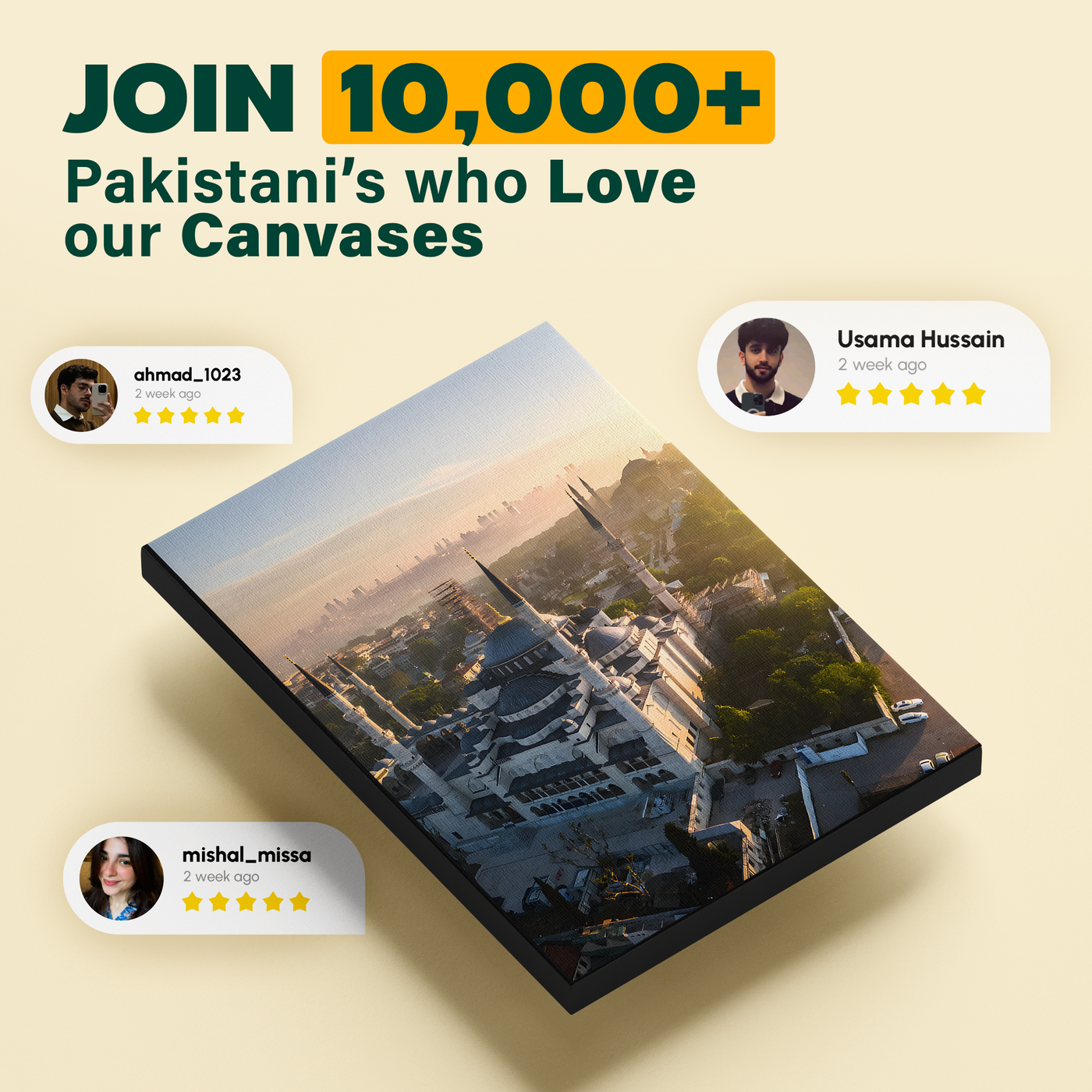 Mosque Exterior Blue Poster