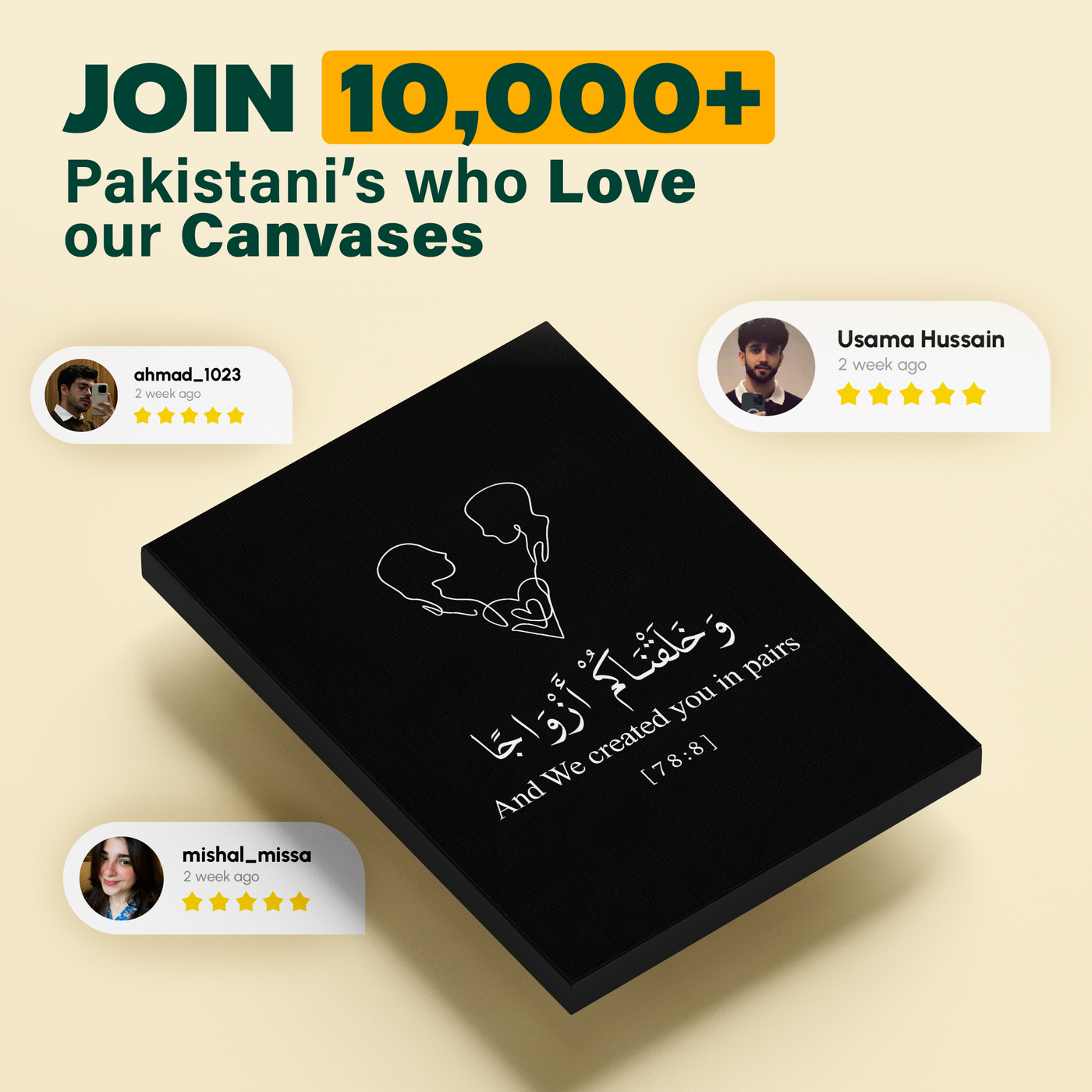 We Created You In Pairs Poster