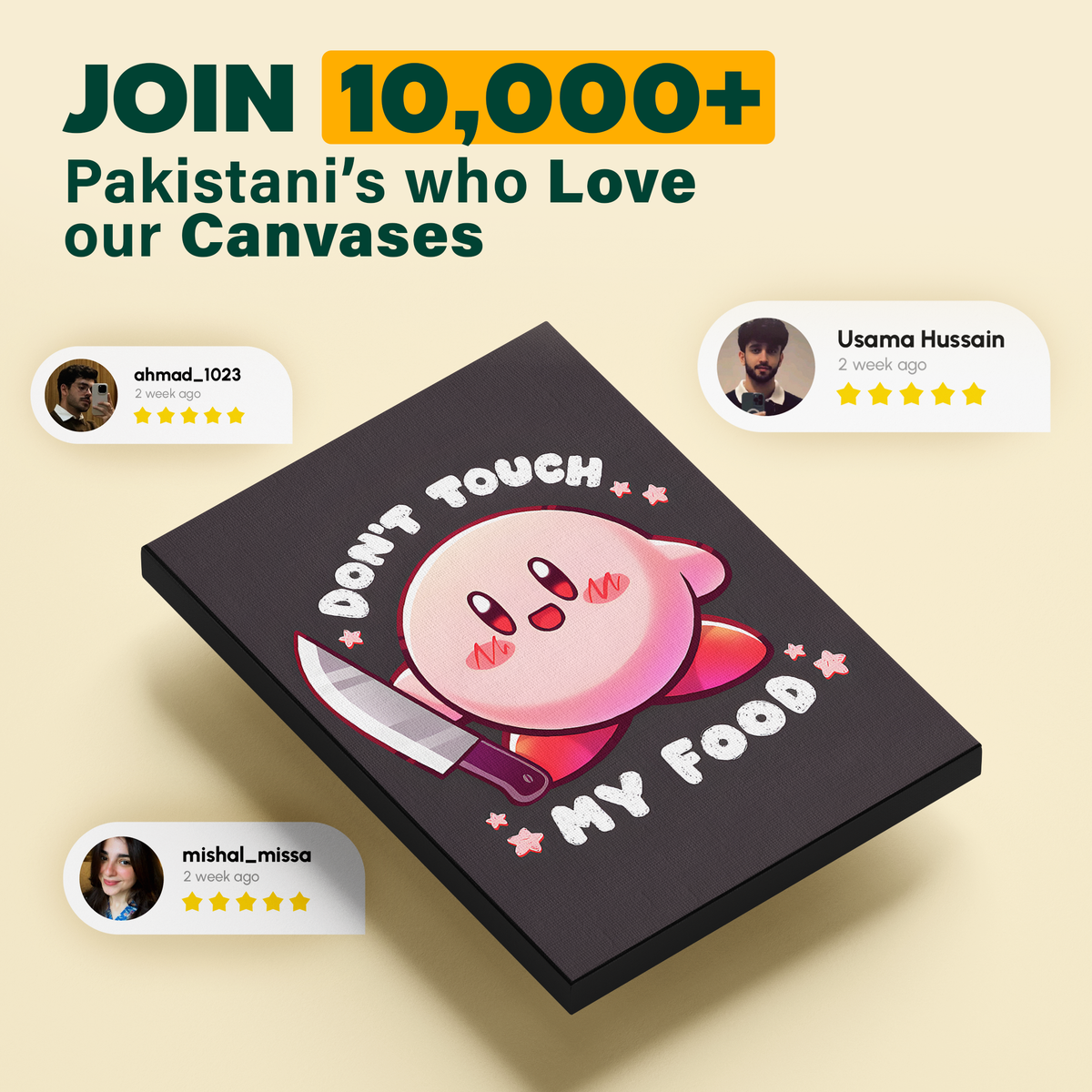 Dont Touch My Food Kirby Poster