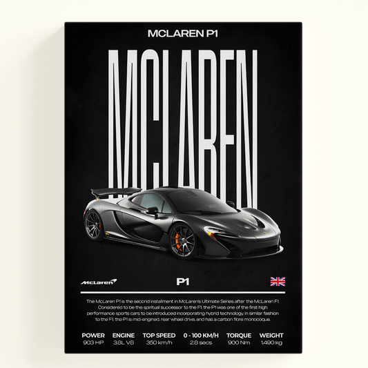 McLaren P1 Poster