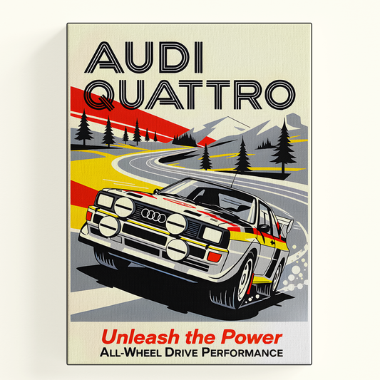Audi Quattro Culture Poster