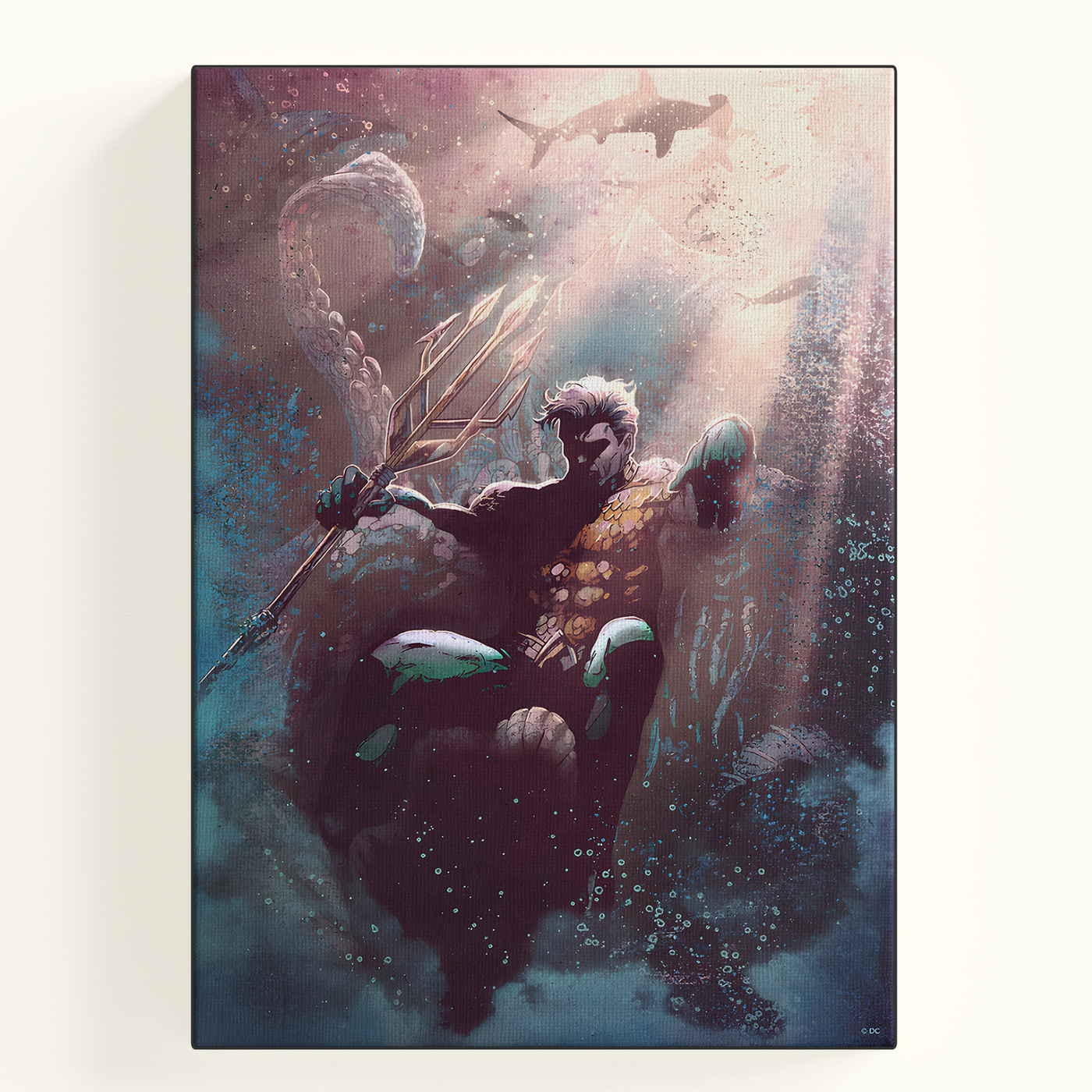 Dark Aquaman Comic Poster