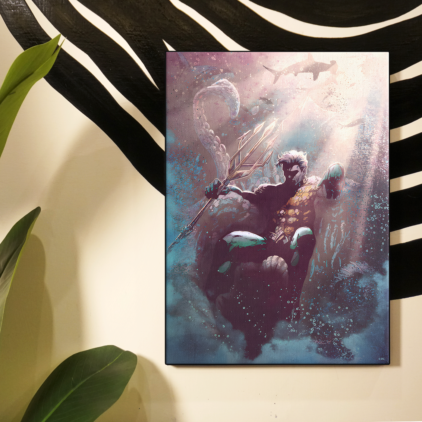 Dark Aquaman Comic Poster