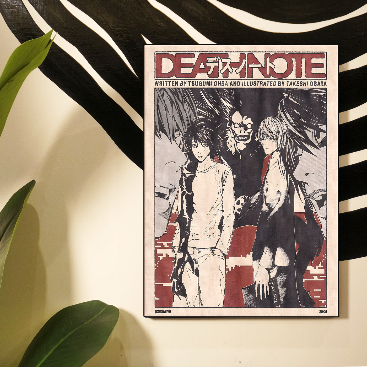 Death Note Old Newspaper style Poster