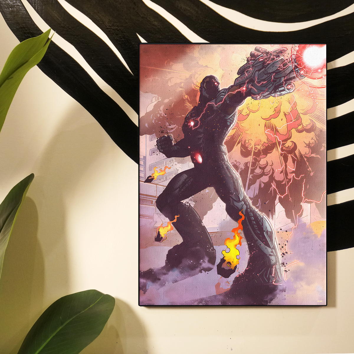 Cyborg Comic Fist Poster