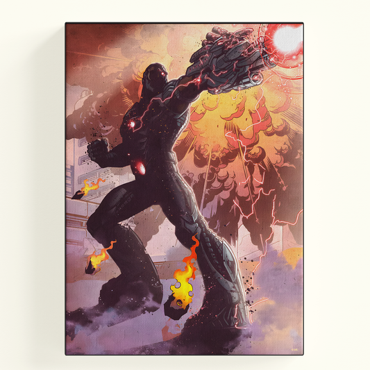 Cyborg Comic Fist Poster