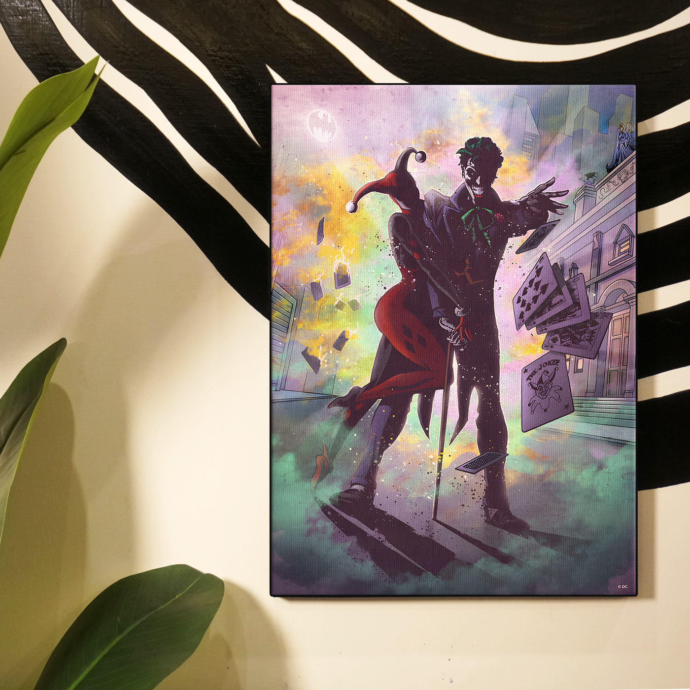 Joker and Harley Quinn Comic Poster