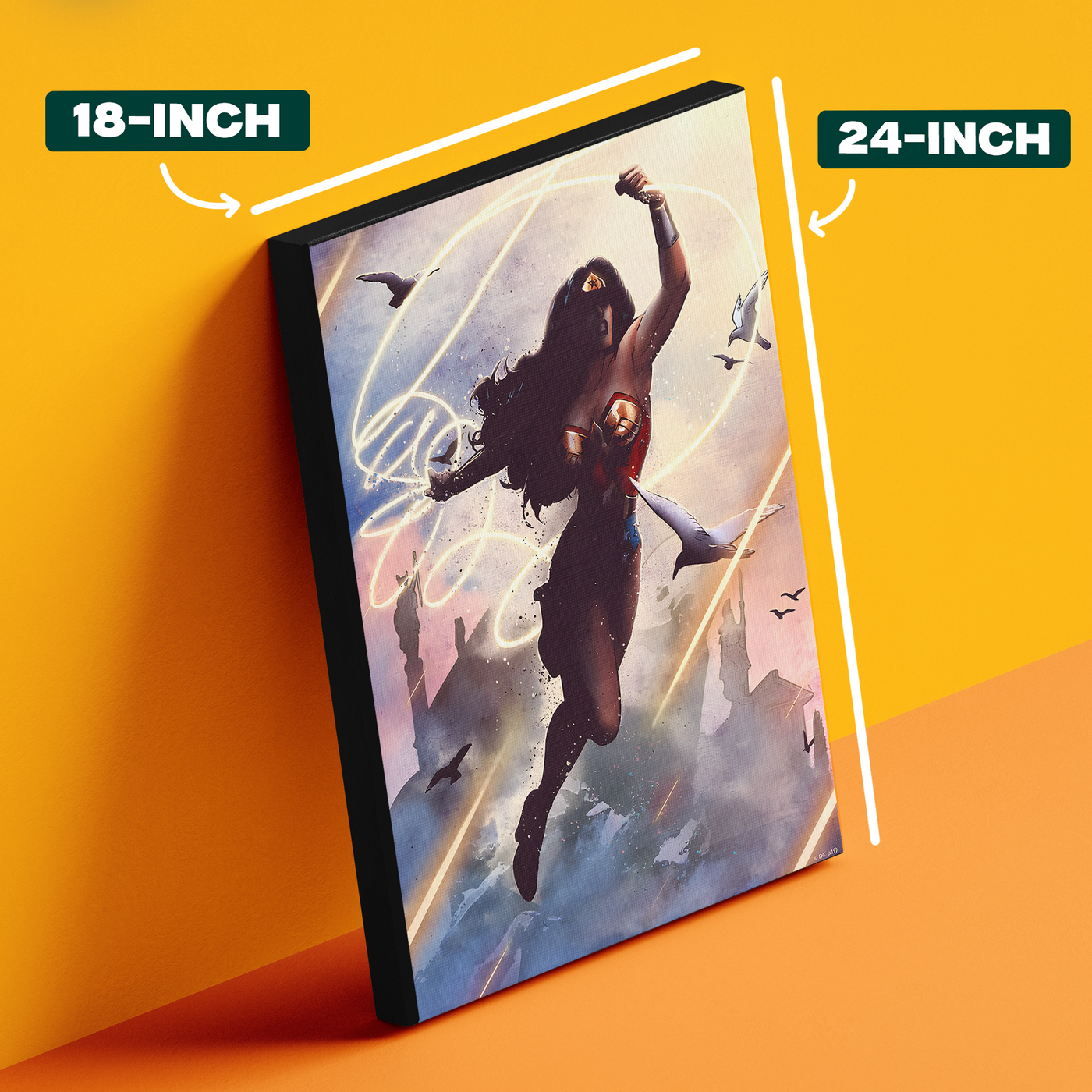 Dark Wonder Woman Comic Poster