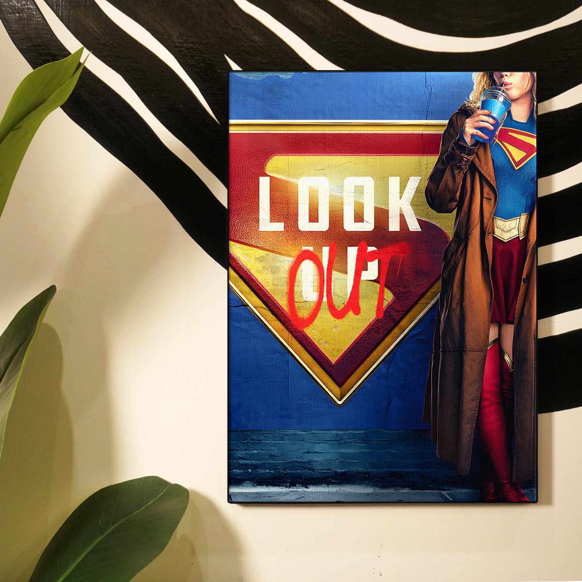 Look Out Supergirl Poster