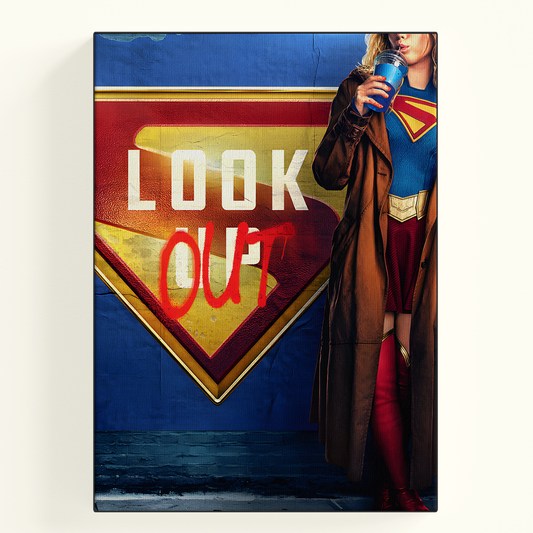 Look Out Supergirl Poster
