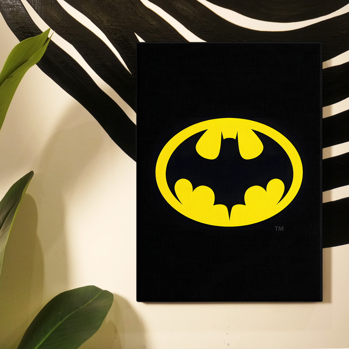 Batman Logo Yellow Poster