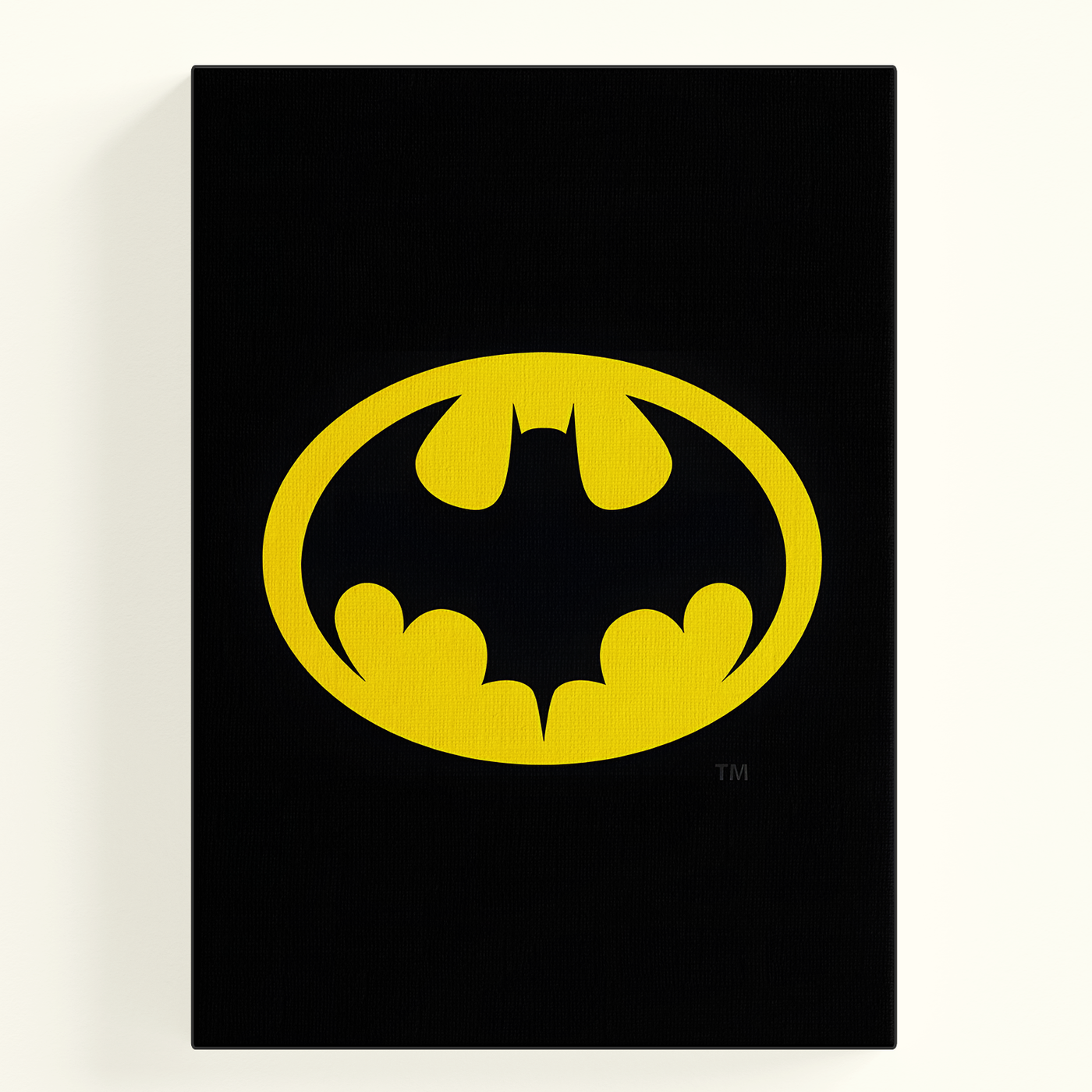 Batman Logo Yellow Poster