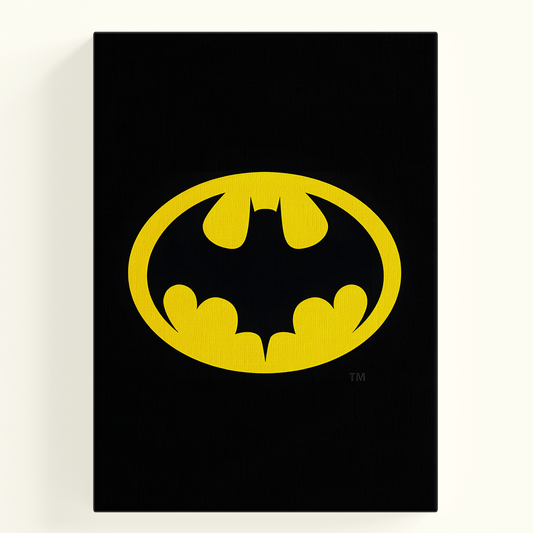 Batman Logo Yellow Poster
