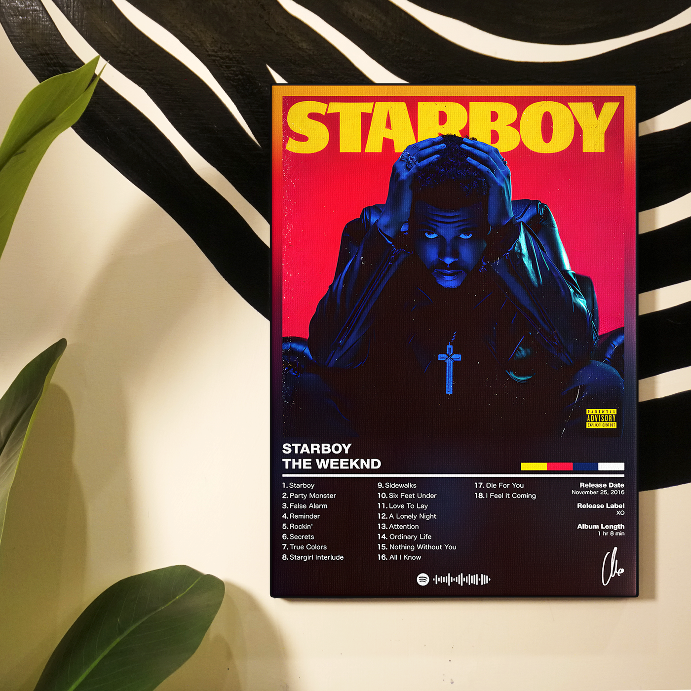 Starboy The Weeknd Poster