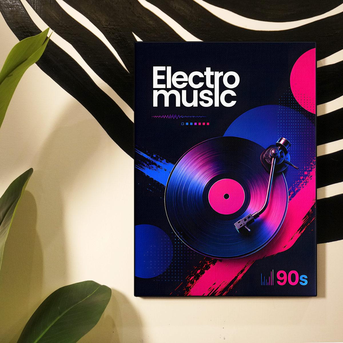 Electro Music Vinyl Poster