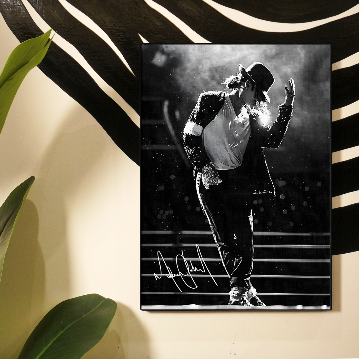 Black and White Michael Jackson Poster