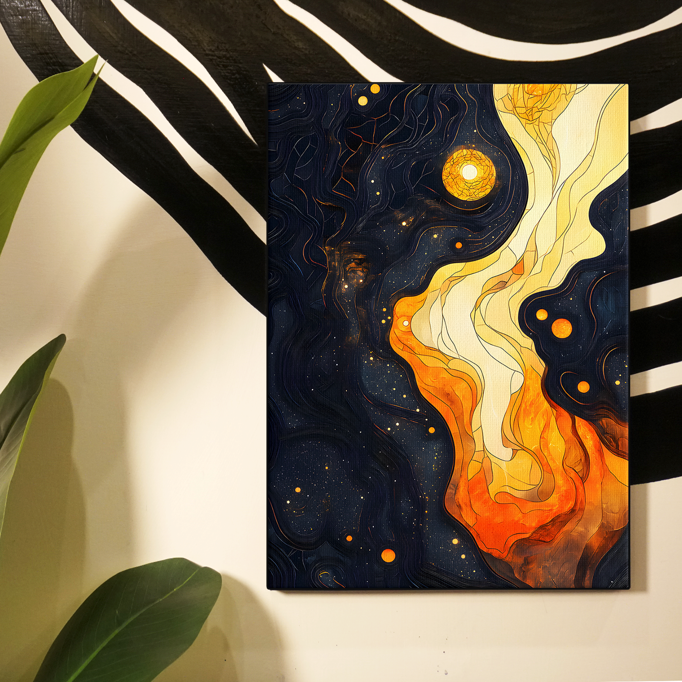 Abstract Galaxy Swirl Poster