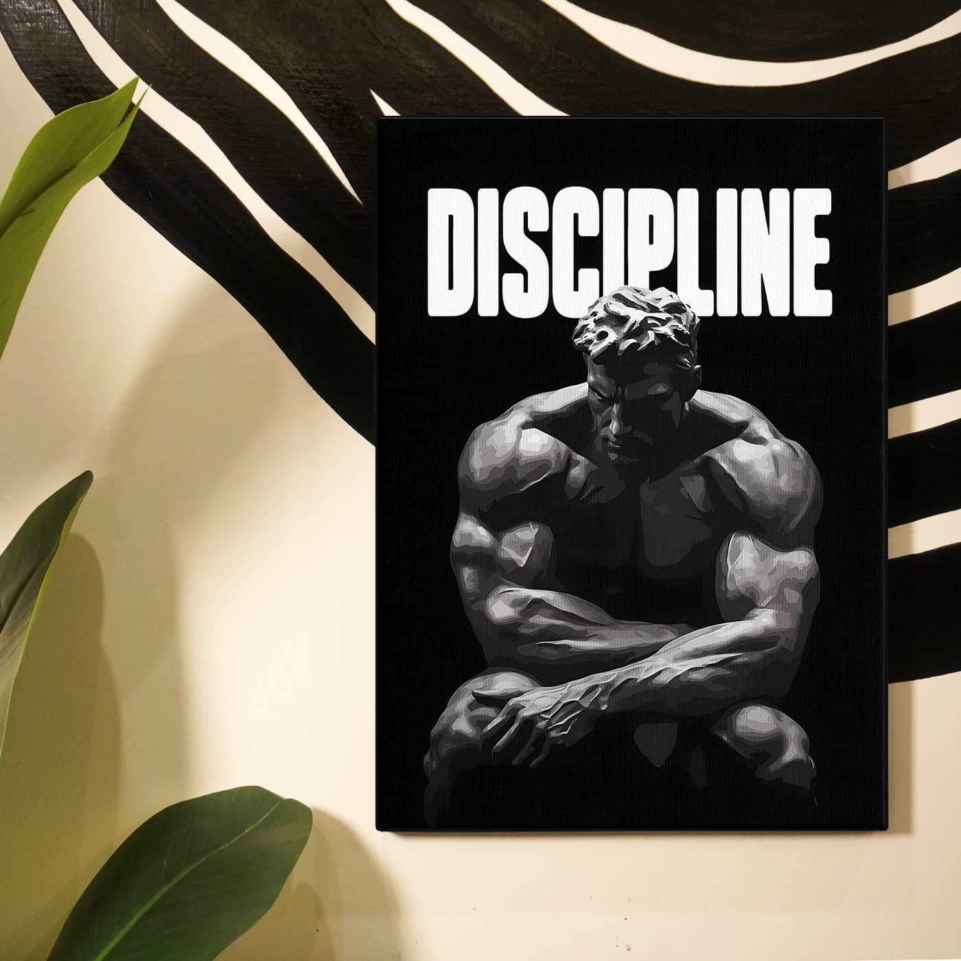 Discipline Yellow Poster