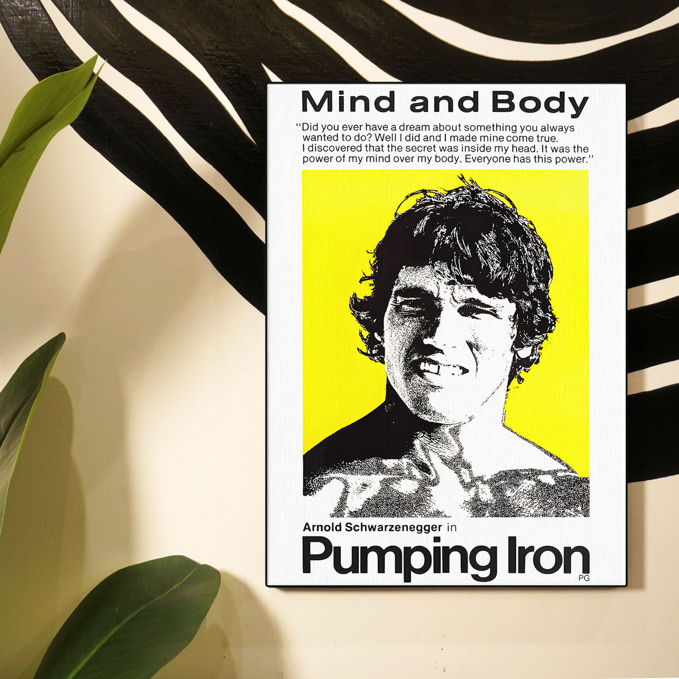 Mind and Body Arnold Schwarzenegger Poster