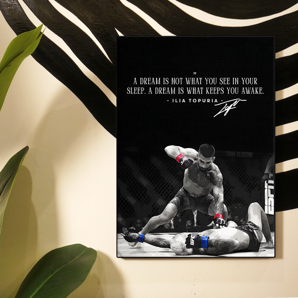 Ilia topuria Kneeling Poster