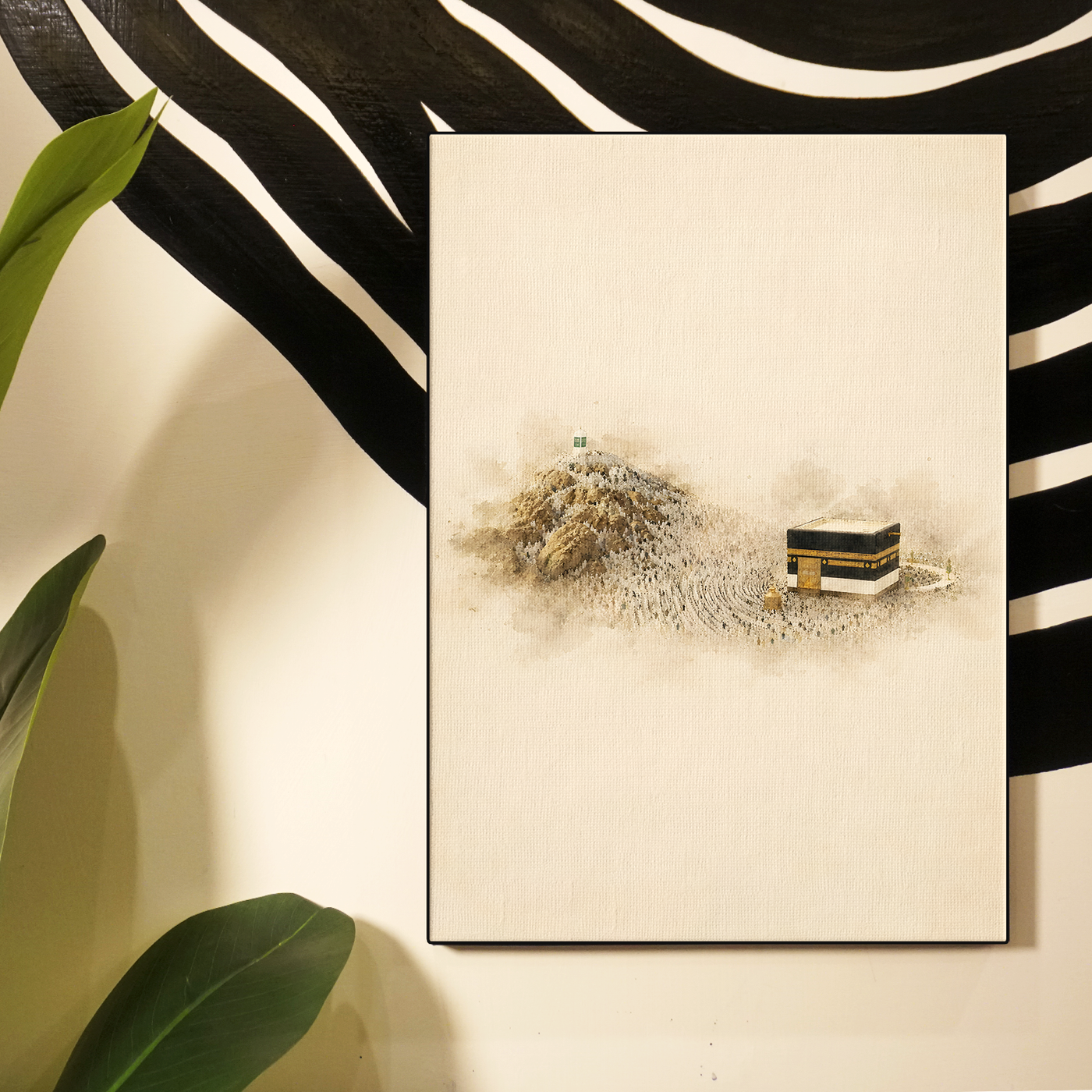 Kaaba Sand Abstract Poster