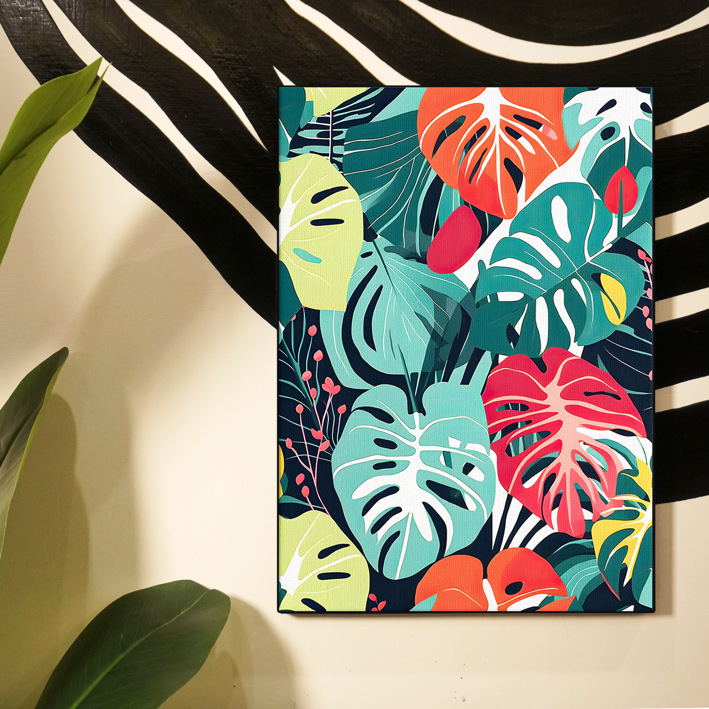 Tropical Leaves Poster