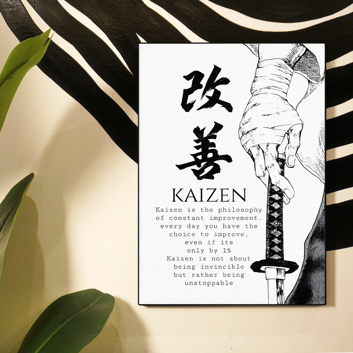Kaizen Text Poster