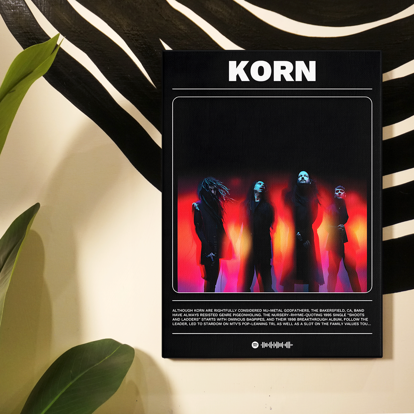 Korn Black Poster