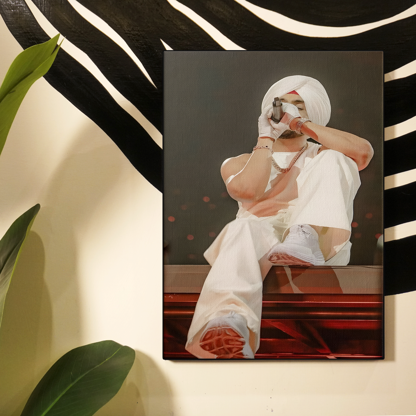 Diljit Dosanjh White Poster