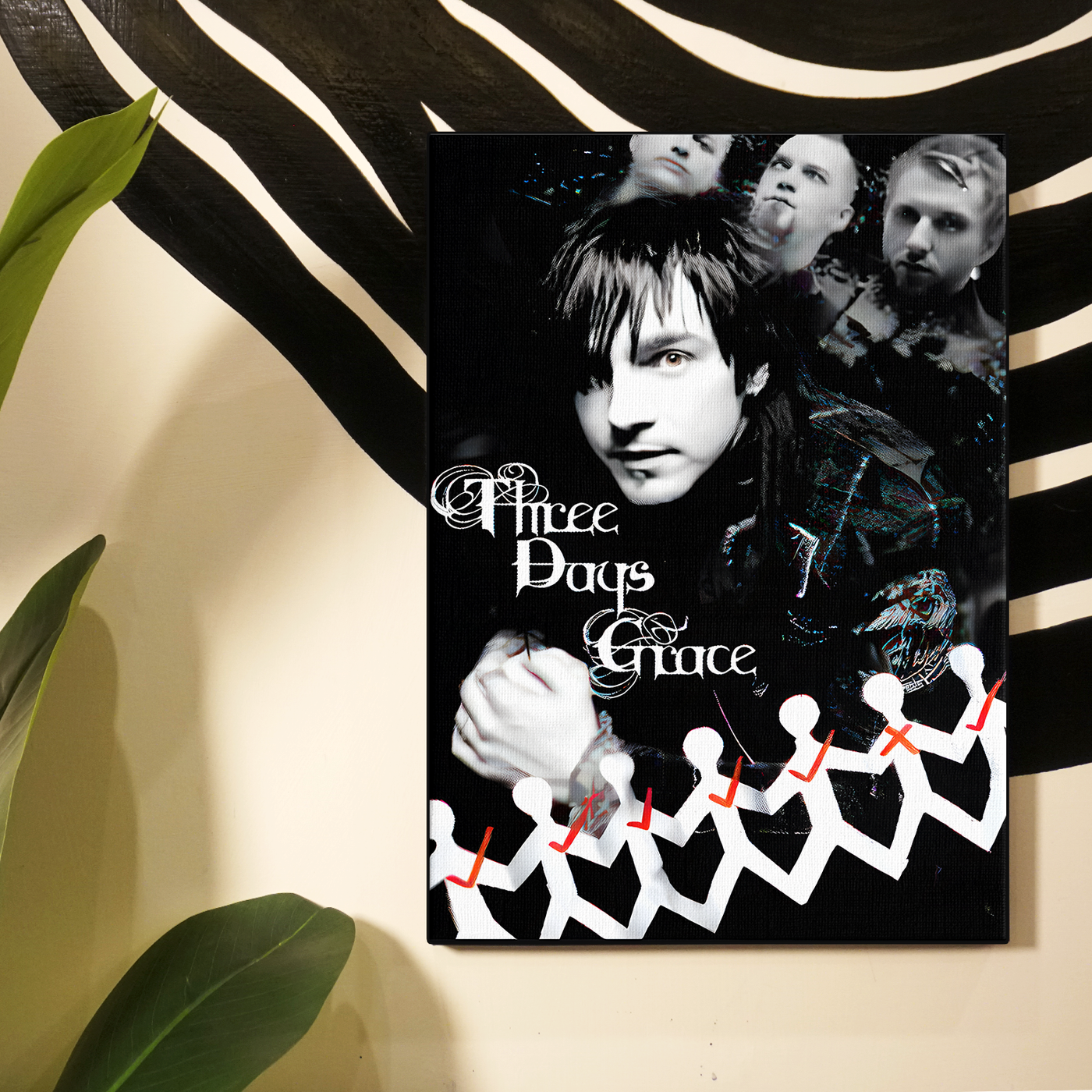 Three Days Grace Silhouette Poster