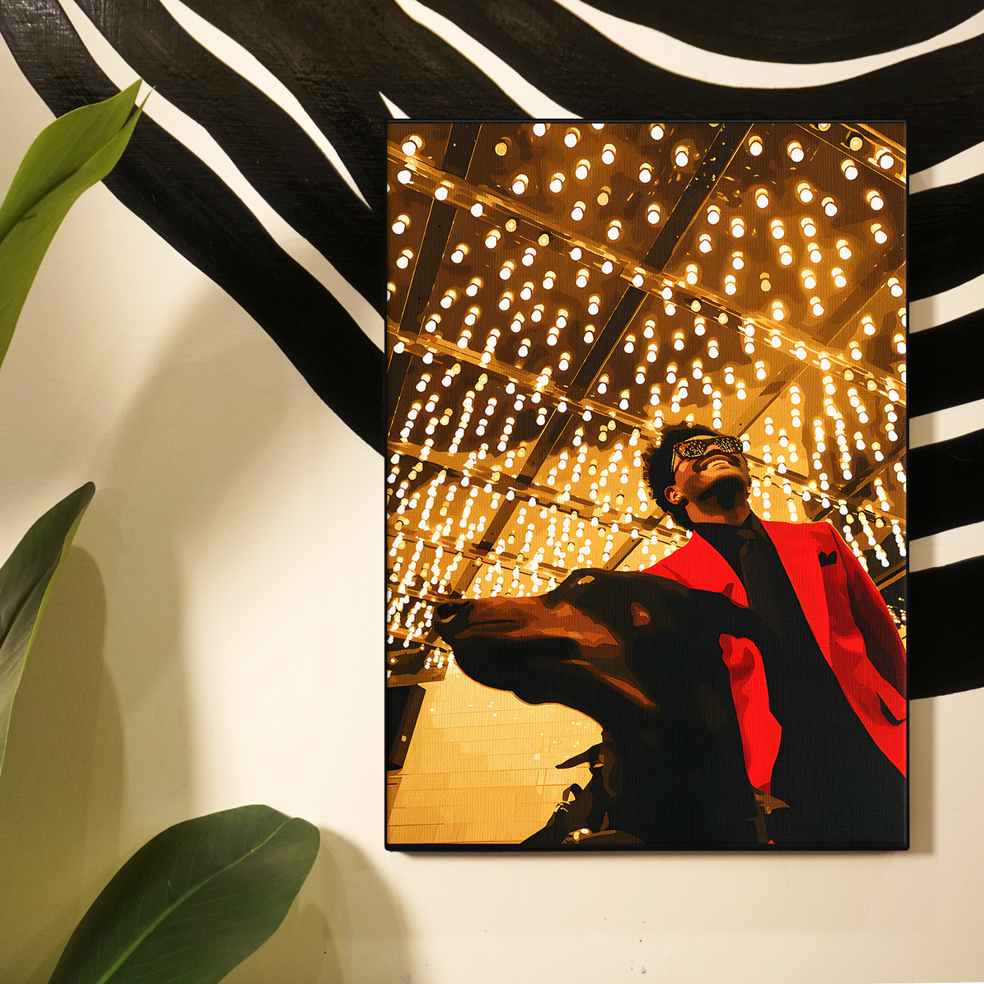 The Weeknd "Blinding Lights" Poster