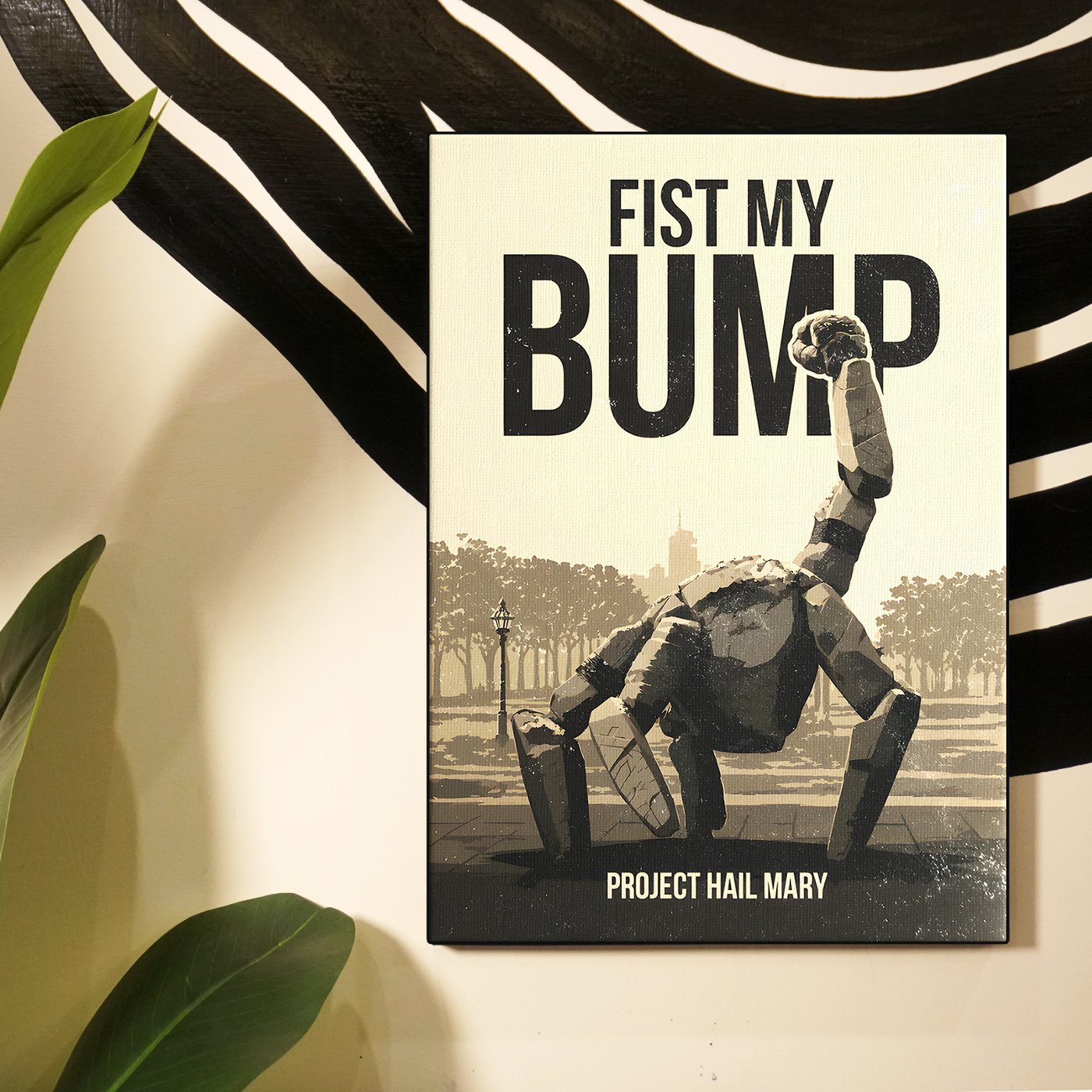"Project Hail Mary" Fist Bump Parody Poster