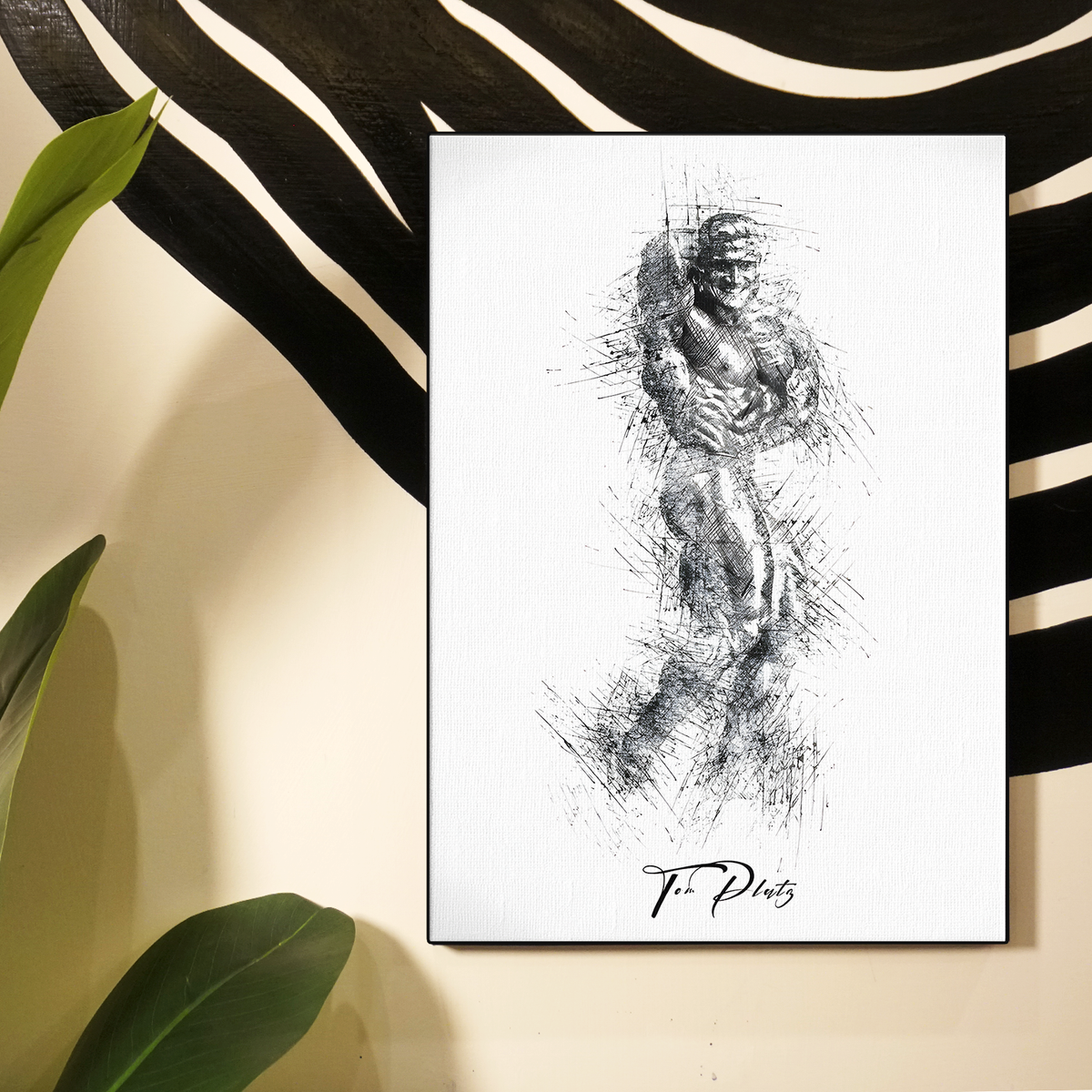 Tom Platz Bodybuilding Sketch