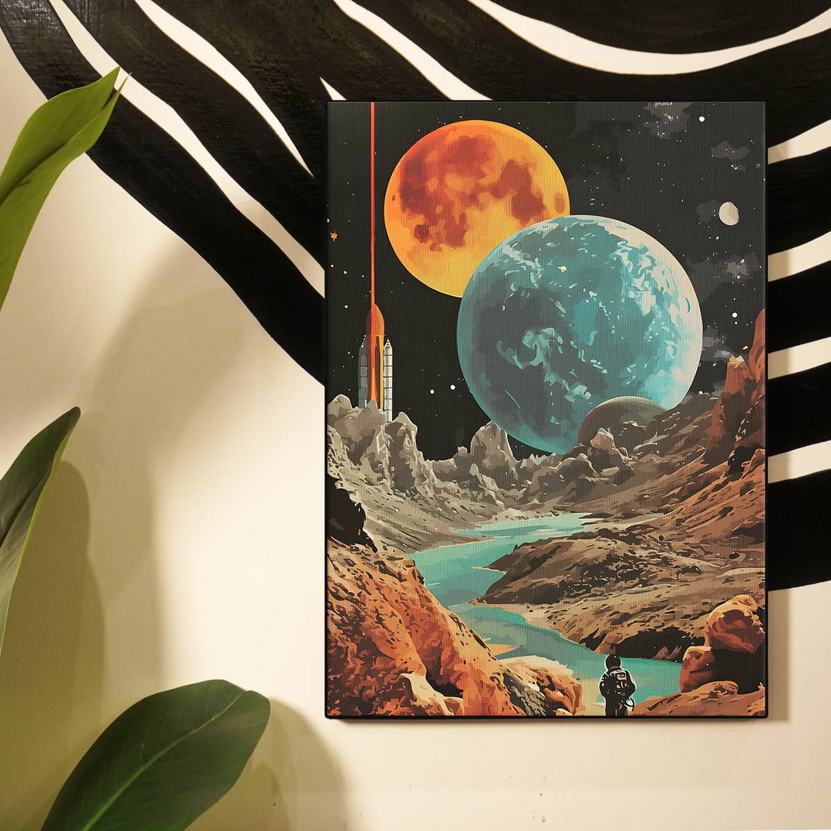 Planet Landscape Poster