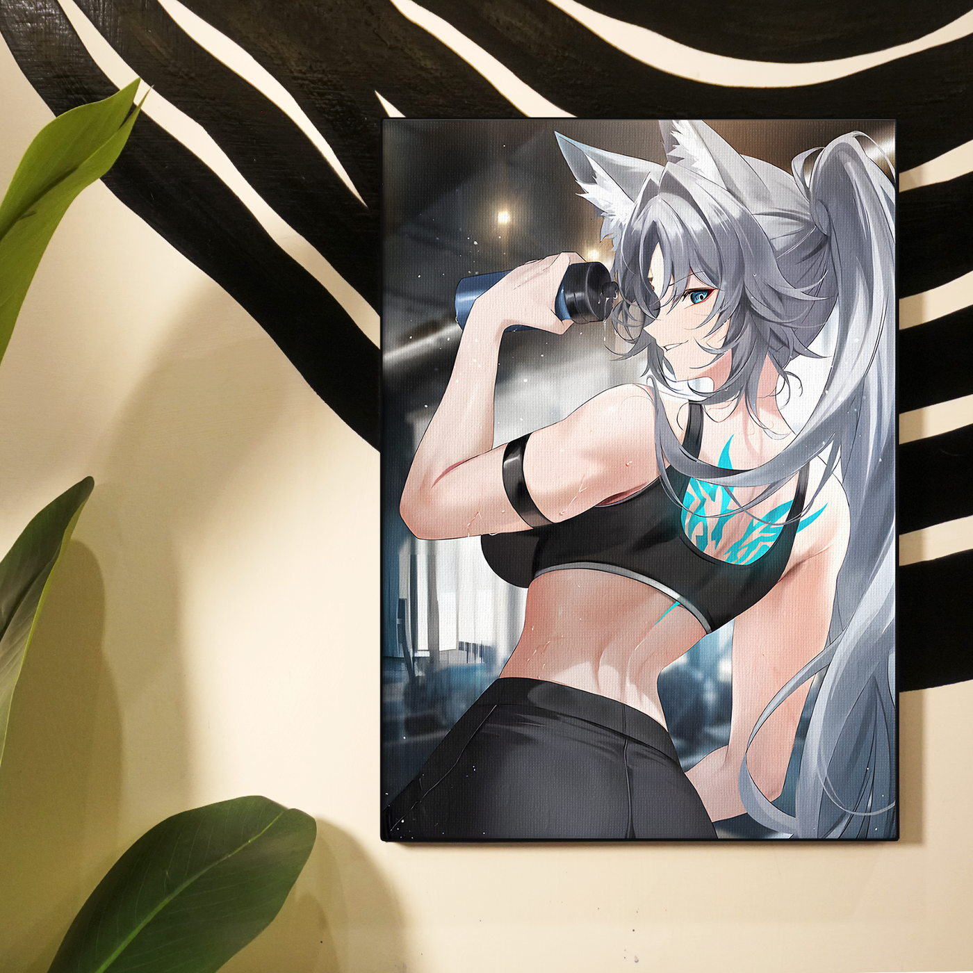 Anime Female Fighter Poster