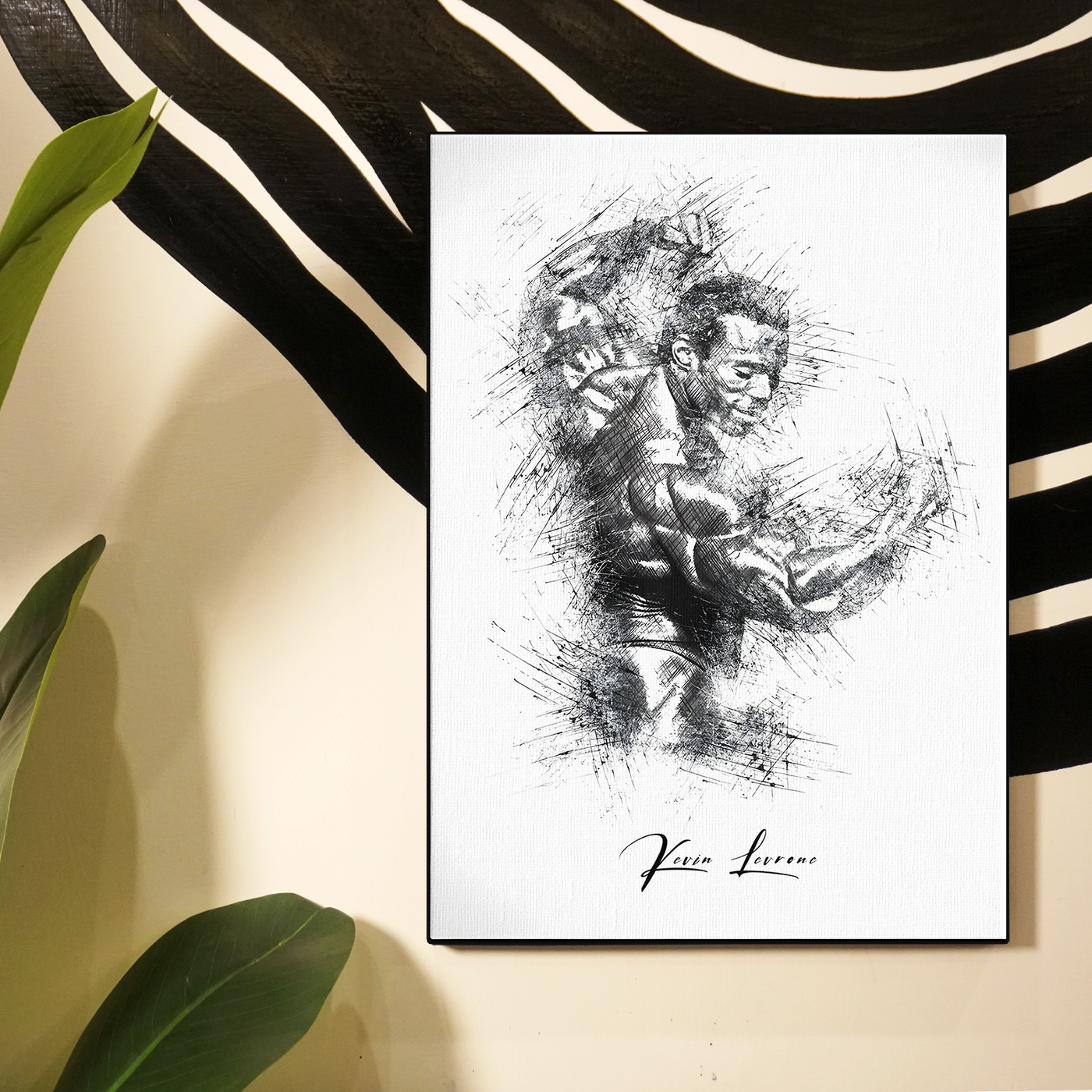 Kevin Levrone Sketch Style Poster