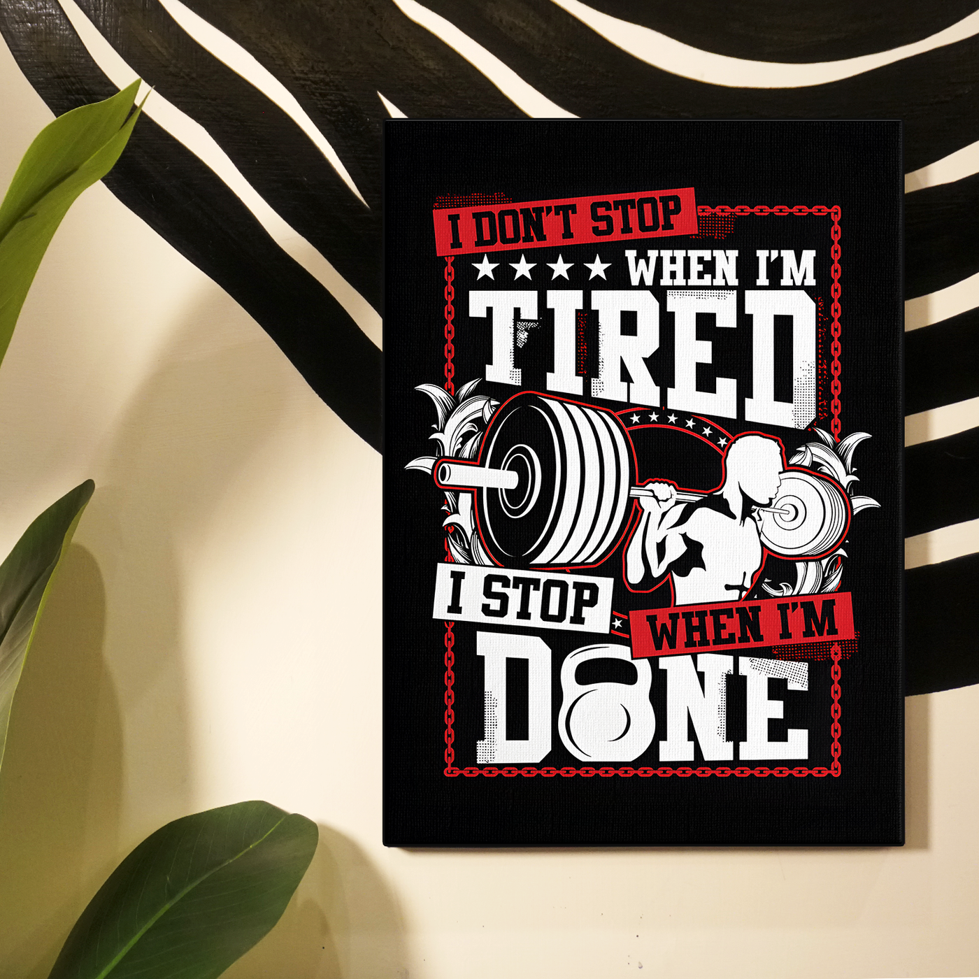 Stop When Im Done Poster