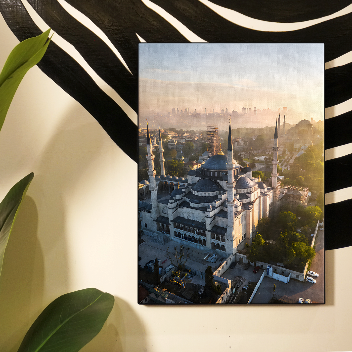 Mosque Exterior Blue Poster