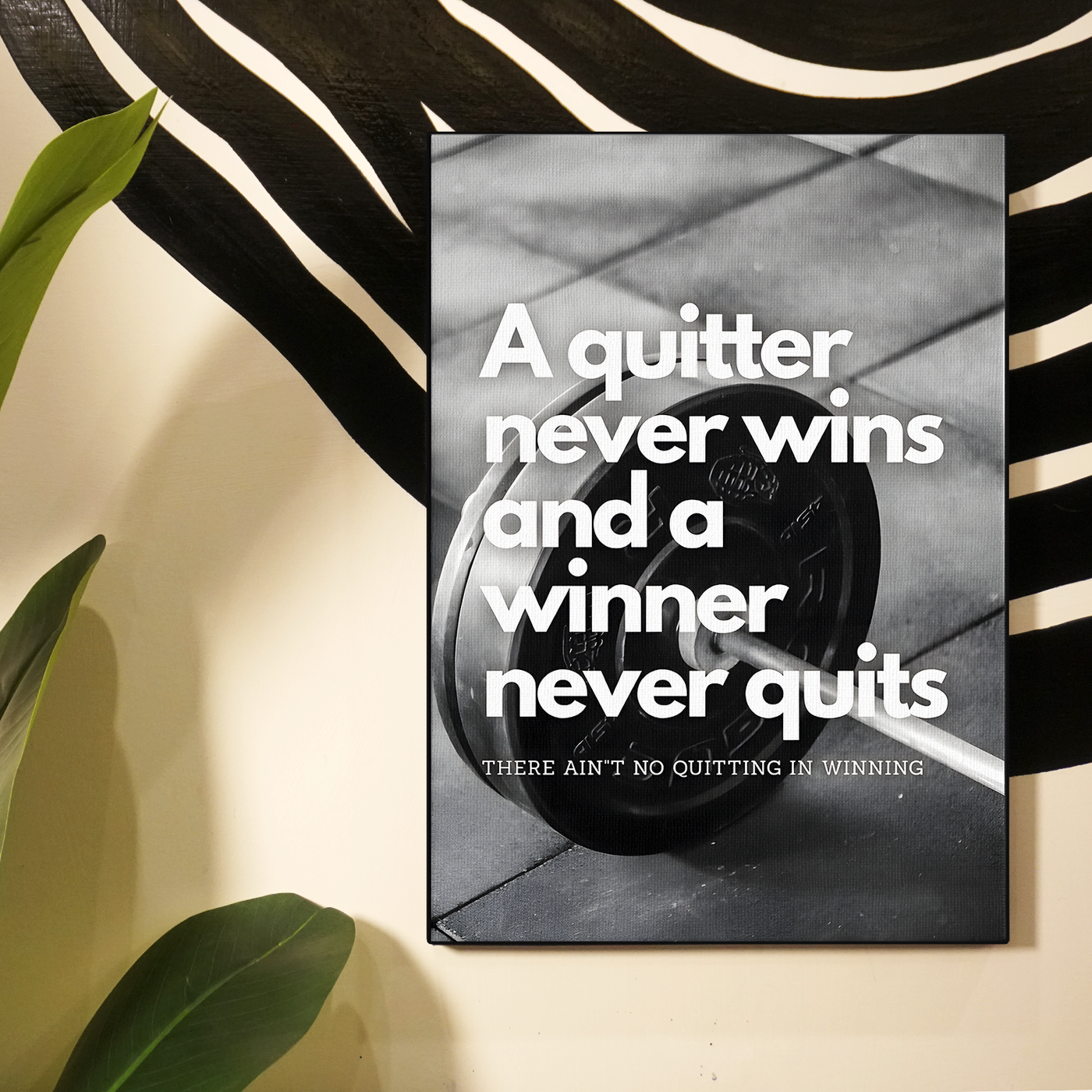A Quitter Never Wins Poster