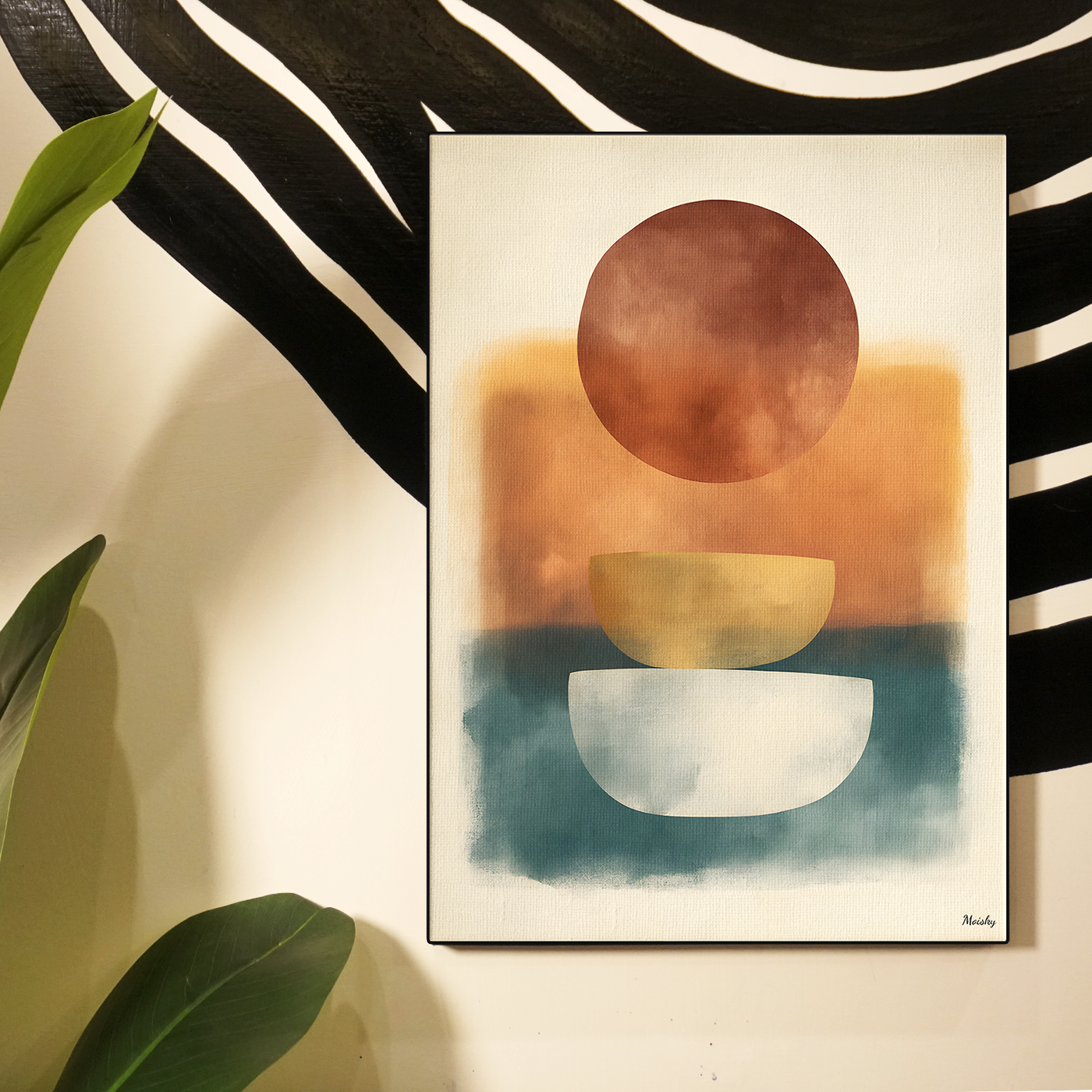 Abstract Balance Stones Poster