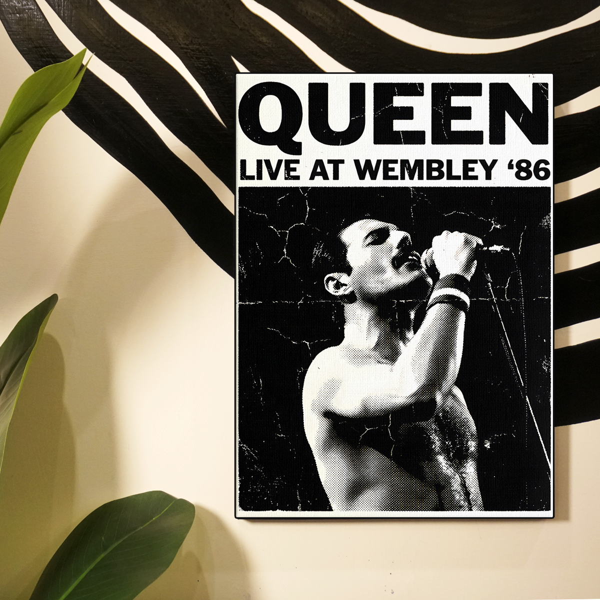 Queen Live at Wembley Poster