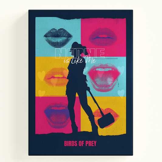 Birds of Prey Pop Art Poster