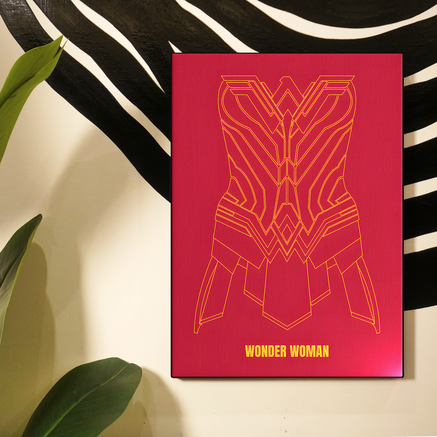 Wonder Woman Minimalistic' Poster