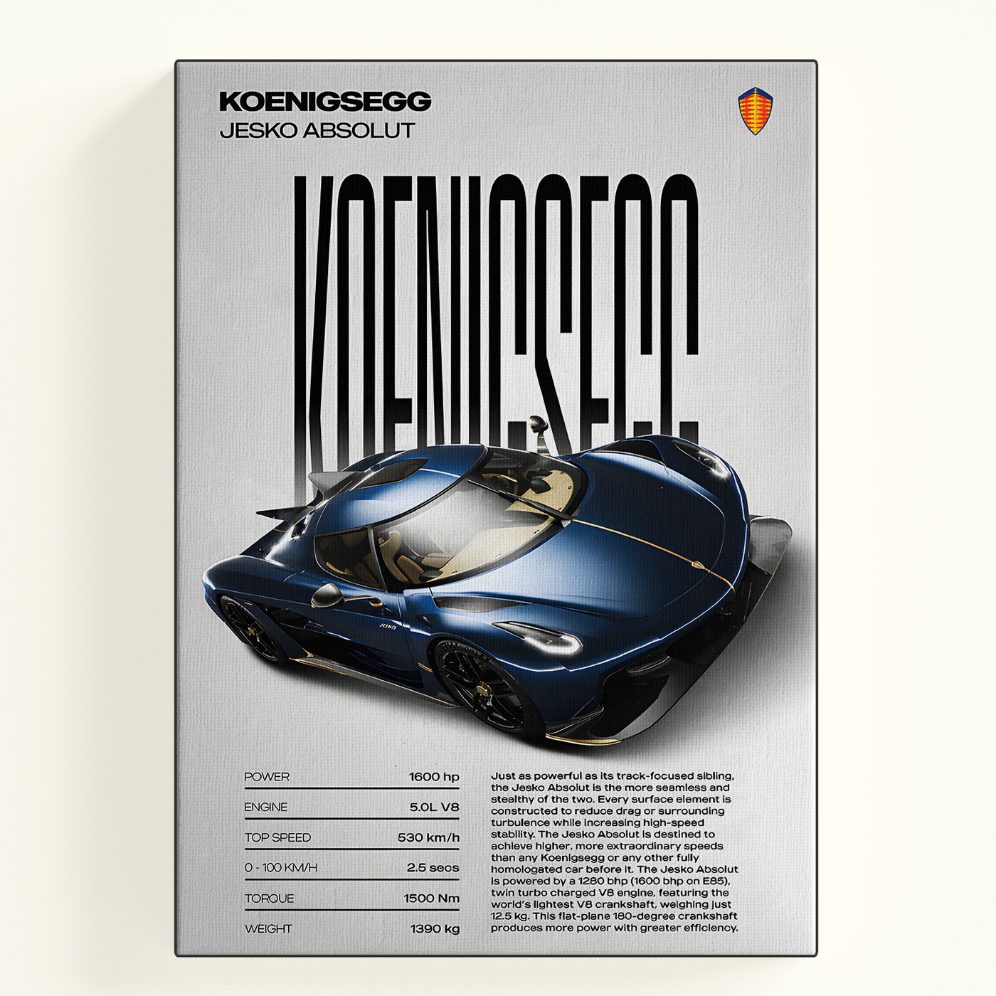 Koenigsegg Poster