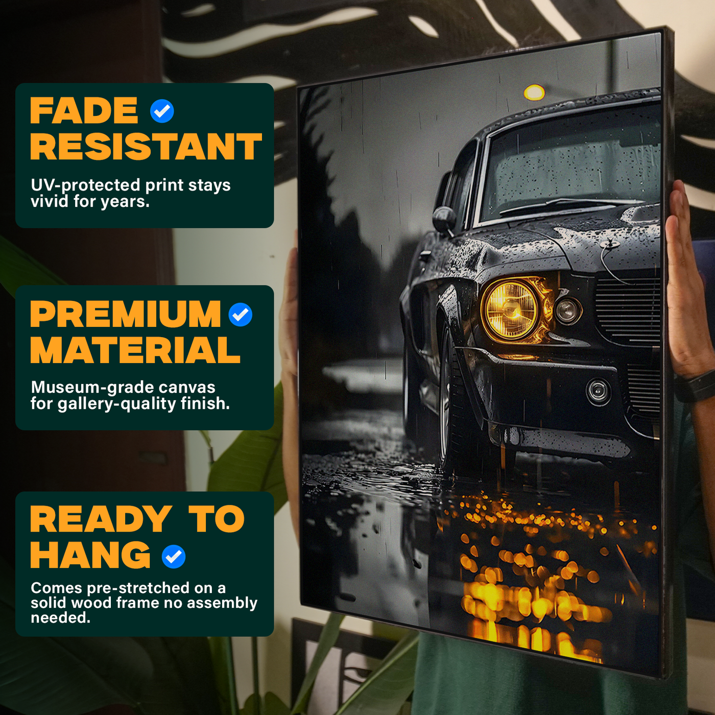 Dark Rain Car Poster