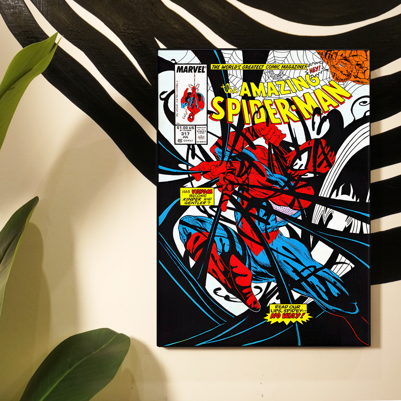 The amazing spider-man comic poster