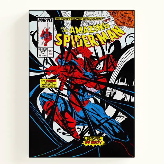 The amazing spider-man comic poster